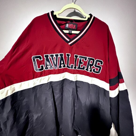 CLEVELAND CAVALIERS CAVS NBA Team Mens 3XL Pullover Jacket Basketball Sportswear - Picture 3 of 16